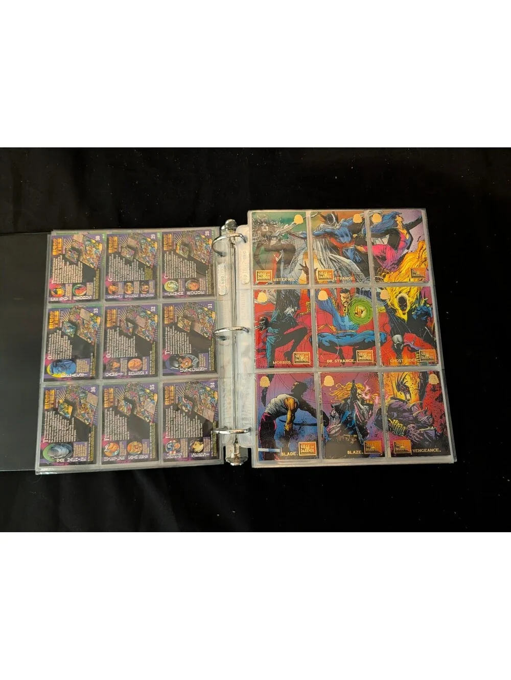 Marvel 1992 Fleer Ultra Trading Card Collection in Binder - Full Series